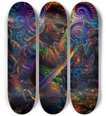Psychedelic Gay Auburn Fractal Pirate #6