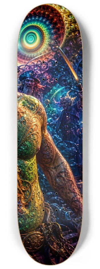 Psychedelic Gay Auburn Fractal Pirate #10 #3