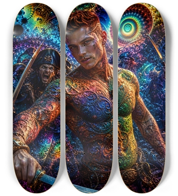 Psychedelic Gay Auburn Fractal Pirate #10