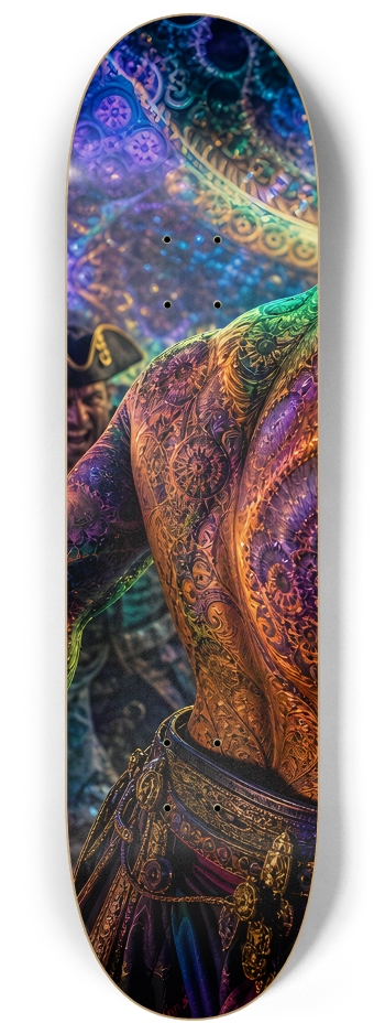 Psychedelic Blonde Fractal Pirate #19 #1