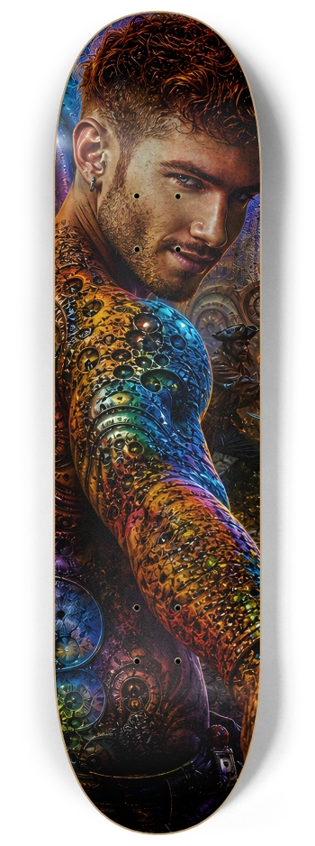 Psychedelic Gay Auburn Fractal Pirate #1 #2