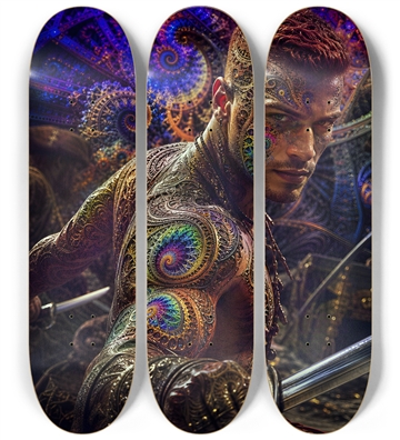Psychedelic Gay Auburn Fractal Pirate #11