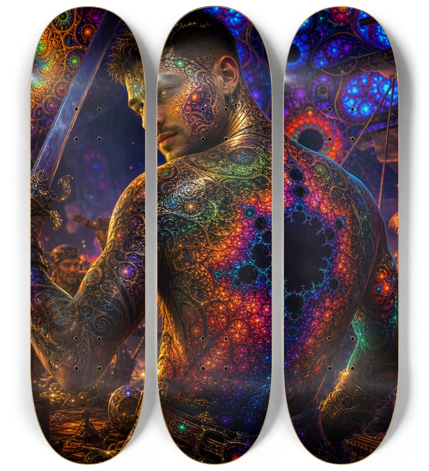 Psychedelic Gay Brunette Fractal Pirate #26