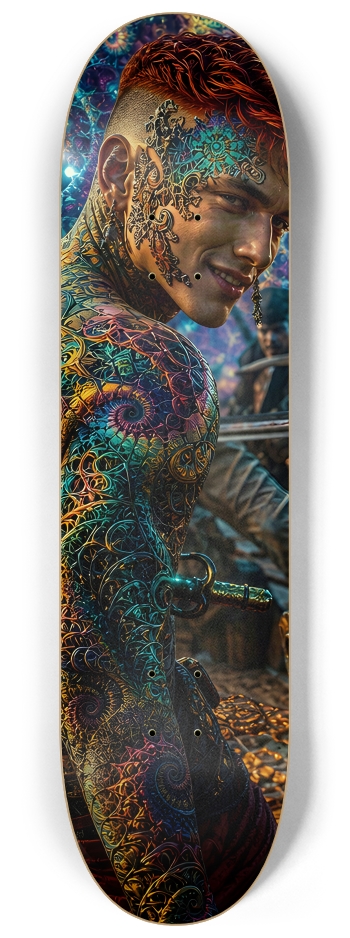 Psychedelic Gay Auburn Fractal Pirate #7 #2