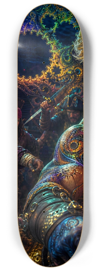 Psychedelic Blonde Fractal Pirate #15 #1