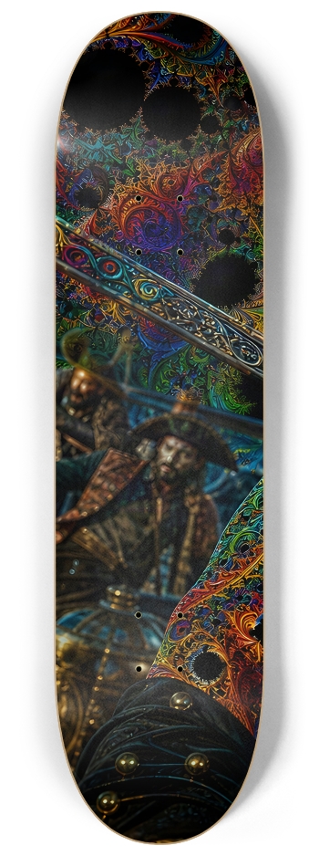 Psychedelic Blonde Fractal Pirate #7 #1