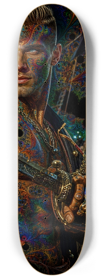 Psychedelic Blonde Fractal Pirate #7 #3