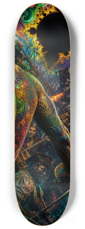 Psychedelic Blonde Fractal Pirate #8 #3