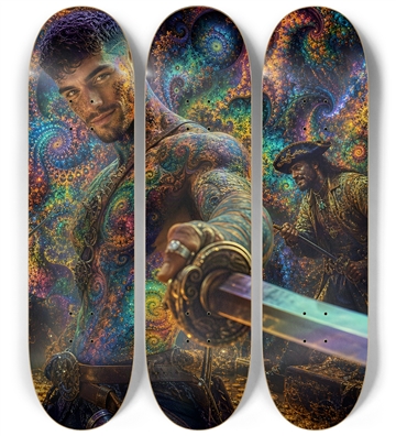 Psychedelic Gay Brunette Fractal Pirate #28