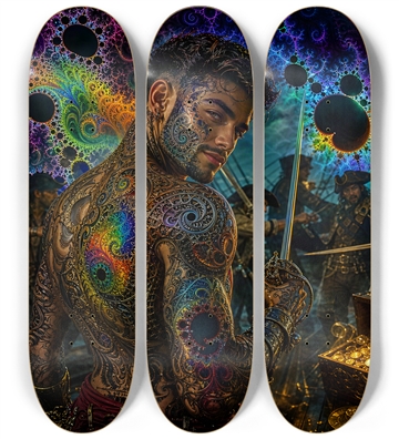 Psychedelic Gay Brunette Fractal Pirate #18
