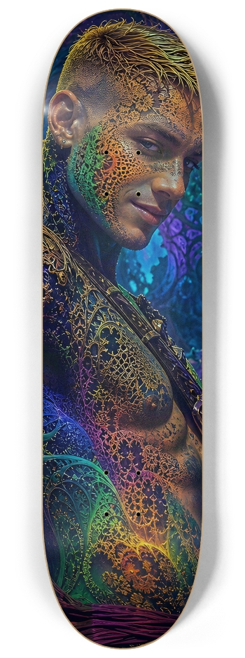 Psychedelic Blonde Fractal Pirate #12 #2