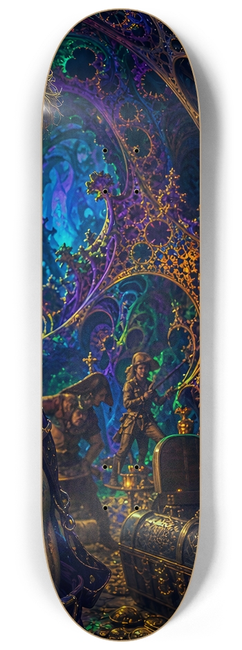 Psychedelic Blonde Fractal Pirate #12 #3