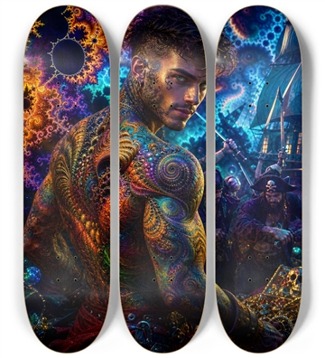 Psychedelic Gay Brunette Fractal Pirate #20