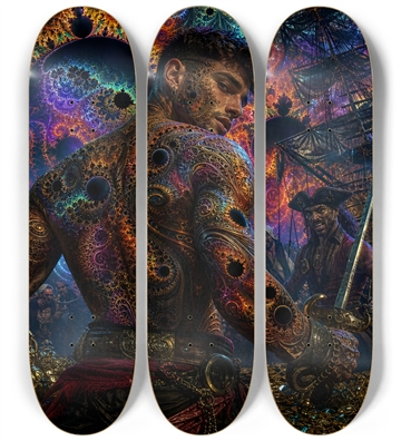 Psychedelic Gay Brunette Fractal Pirate #24