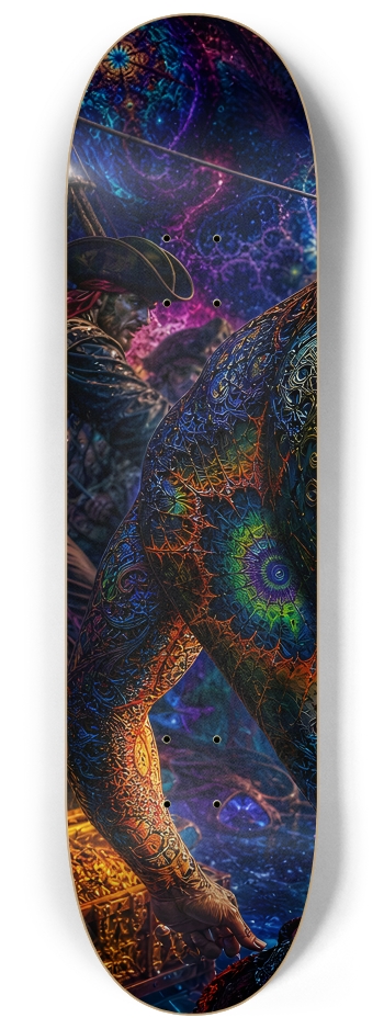 Psychedelic Gay Auburn Fractal Pirate #9 #1