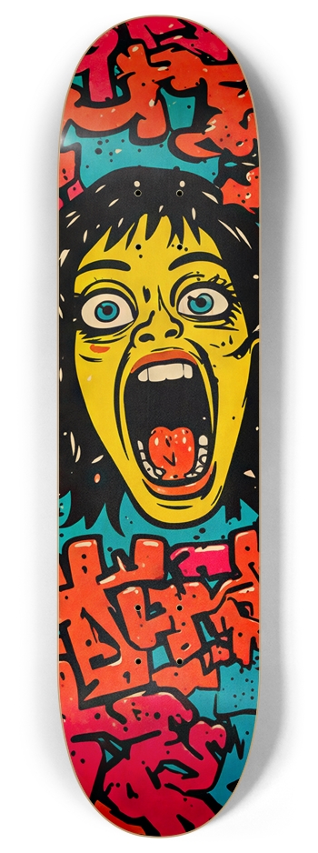 JAPAN X ORTEGA SCREAMER DECK 01 ALL NATURAL 8 Inch Skateboard Deck
