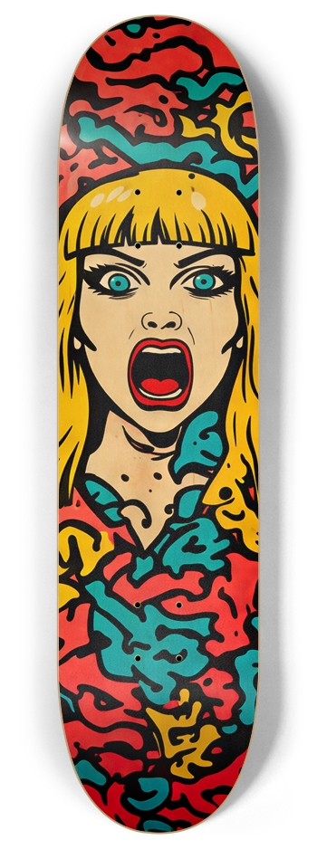 JAPAN X TOTALLY TAYLOR SCREAMER DECK 06 ALL NATURAL LIMITED EDITION 8 Inch Skateboard Deck