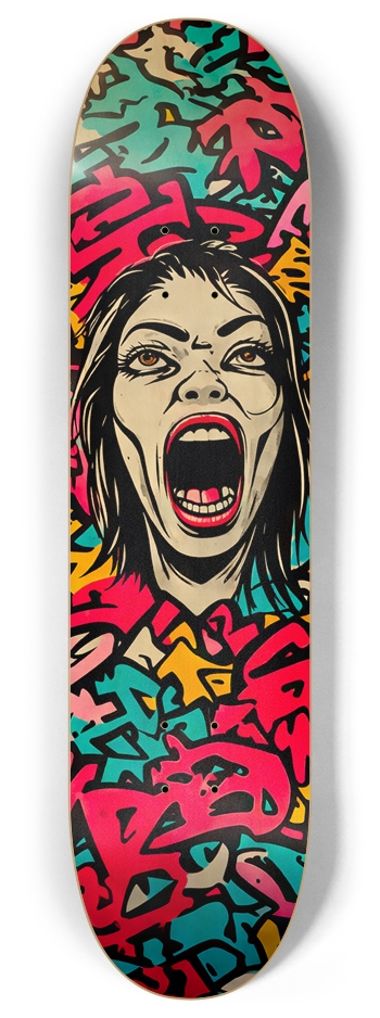 JAPAN X SCREAMER DECK 02 ALL NATURAL 8 Inch Skateboard Deck