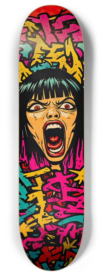 JAPAN X FU ORTEGA DECK 01 ALL NATURAL 8 Inch Skateboard Deck