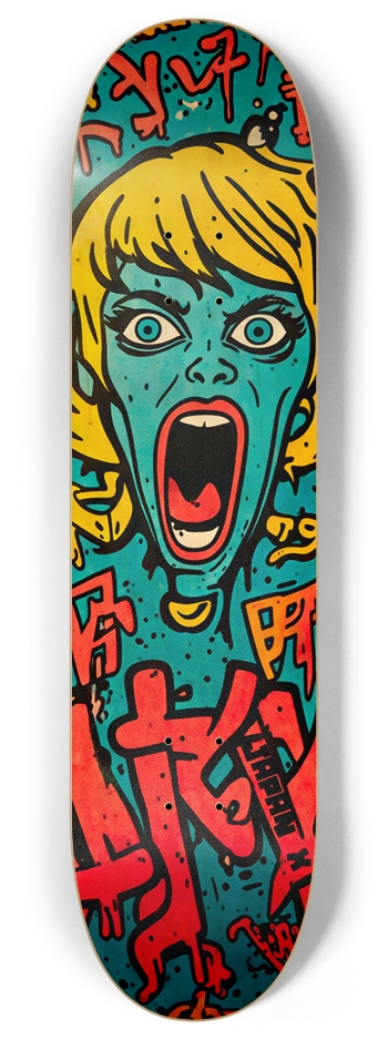 JAPAN X TOTALLY TAYLOR SCREAMER DECK 05 ALL NATURAL 8 Inch Skateboard Deck