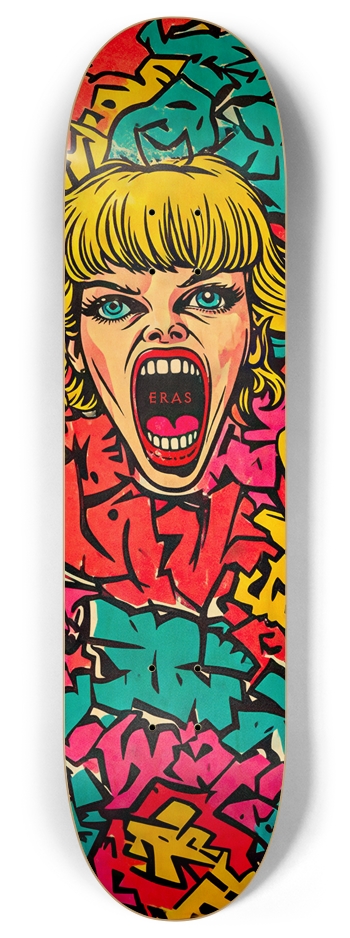 JAPAN X TOTALLY TAYLOR SCREAMER DECK 07 LIMITED EDITION ERAS 8 Inch Skateboard Deck