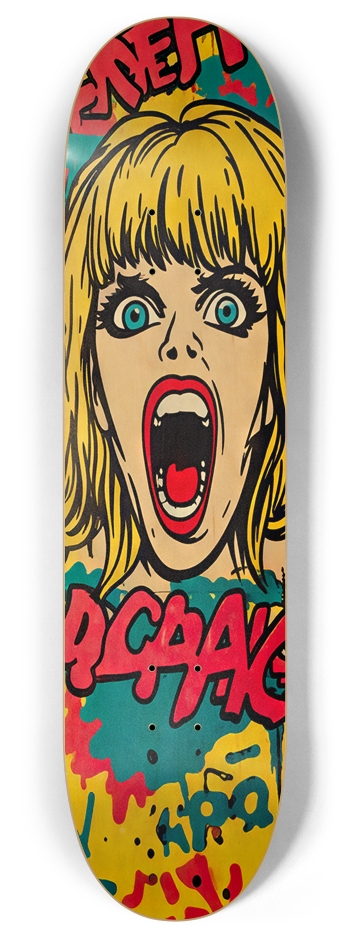 JAPAN X TOTALLY TAYLOR SCREAMER DECK 08 ALL NATURAL LIMITED EDITION 8 Inch Skateboard Deck