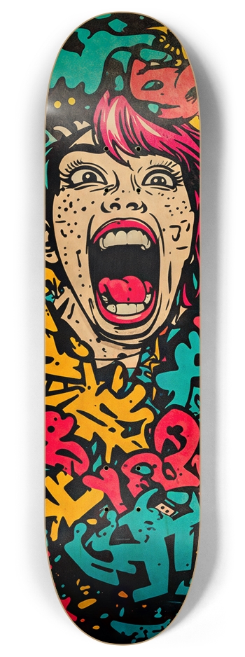 JAPAN X FU MILEY DECK 01 ALL NATURAL 8 Inch Skateboard Deck