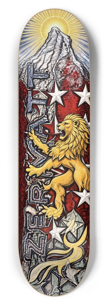 Zermatt, Canton of Valais, Switzerland 8-1/2 Skateboard Deck