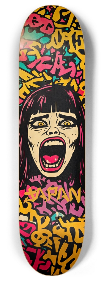 JAPAN X AMERICAN SCREAMER DECK 01 ALL NATURAL 8 Inch Skateboard Deck