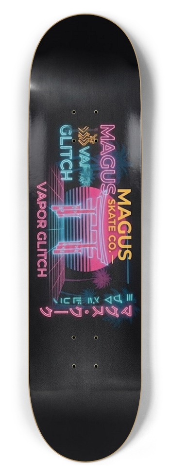 Magus Skate Co. Vapor Glitch  8-1/2 Skateboard Deck