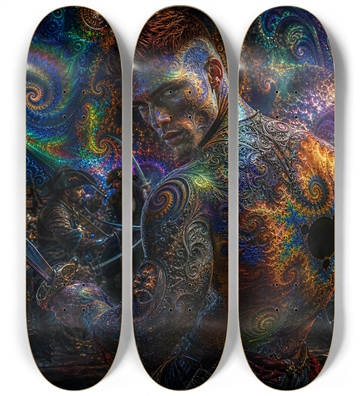 Psychedelic Gay Auburn Fractal Pirate #26