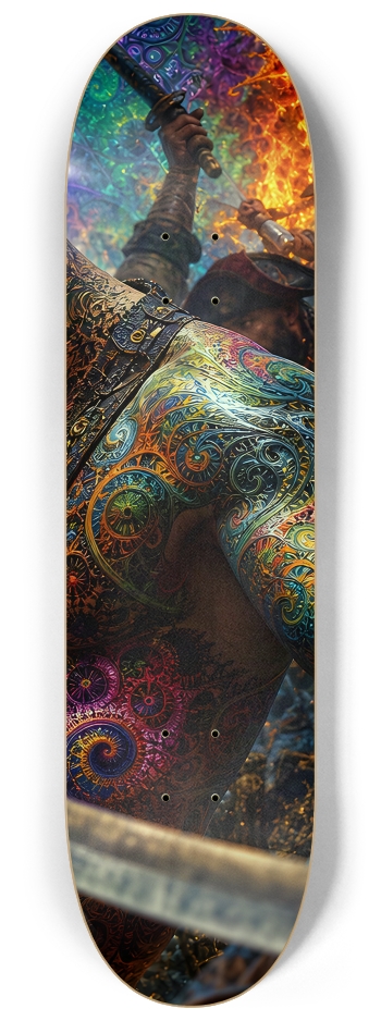 Psychedelic Redhead Fractal Pirate #28 #3