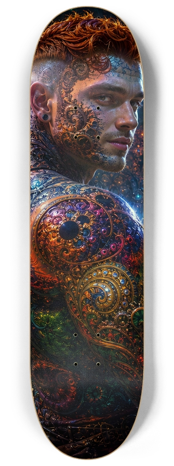 Psychedelic Redhead Fractal Pirate #27 #2