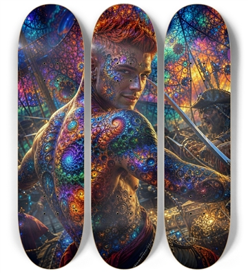 Psychedelic Redhead Fractal Pirate #3