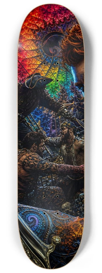 Psychedelic Gay Auburn Fractal Pirate #18 #1