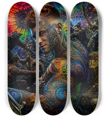 Psychedelic Gay Auburn Fractal Pirate #18