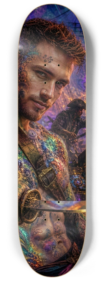 Psychedelic Gay Auburn Fractal Pirate #23 #2