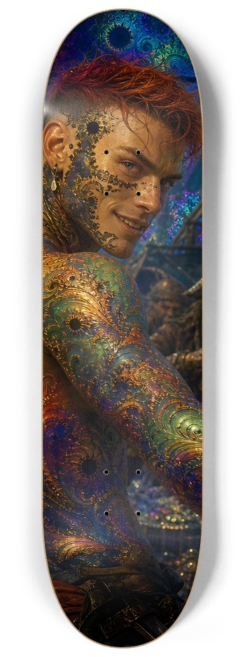 Psychedelic Redhead Fractal Pirate #17 #2