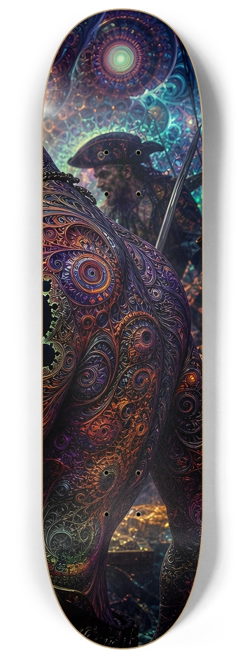 Psychedelic Redhead Fractal Pirate #18 #3