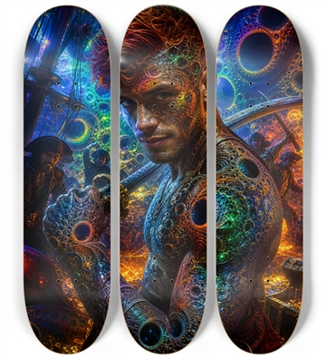 Psychedelic Gay Auburn Fractal Pirate #24