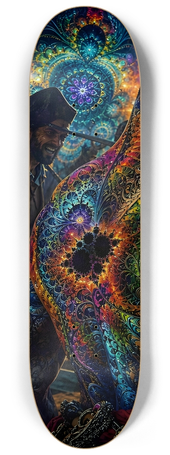 Psychedelic Gay Jet Black Fractal Pirate #3 #1