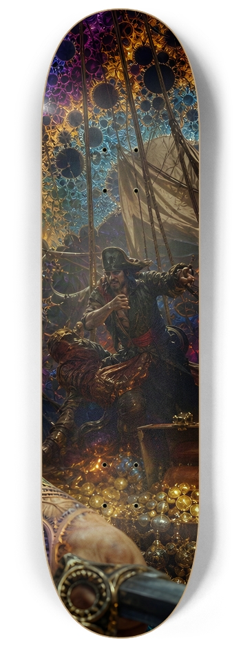 Psychedelic Redhead Fractal Pirate #1 #3
