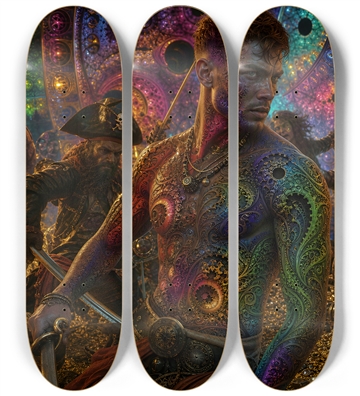 Psychedelic Gay Auburn Fractal Pirate #29