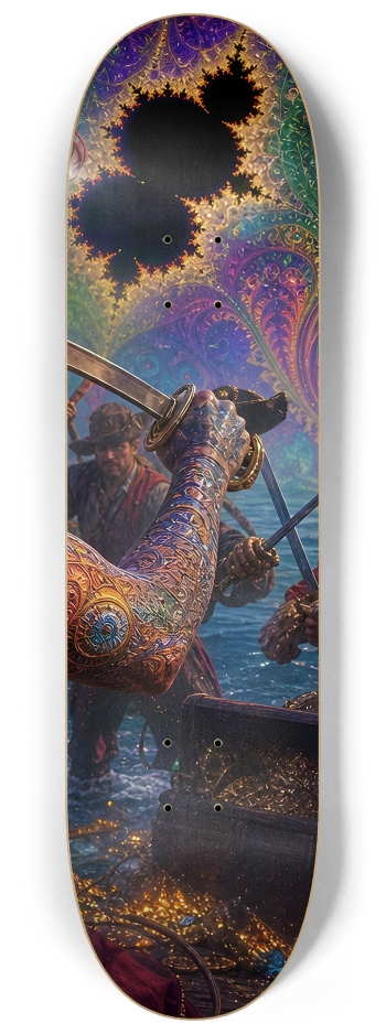 Psychedelic Redhead Fractal Pirate #11 #3