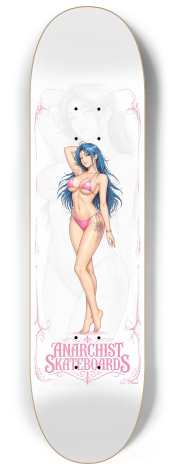 Kia Blue 8-1/4 Skateboard Deck