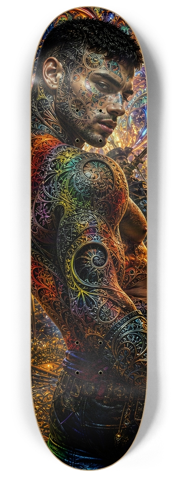 Psychedelic Gay Jet Black Fractal Pirate #7 #2