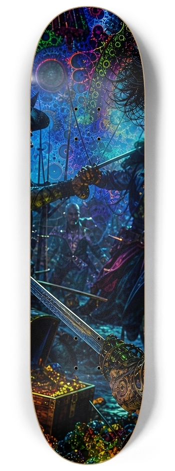 Psychedelic Gay Jet Black Fractal Pirate #17 #1
