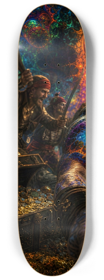 Psychedelic Gay Jet Black Fractal Pirate #30 #1