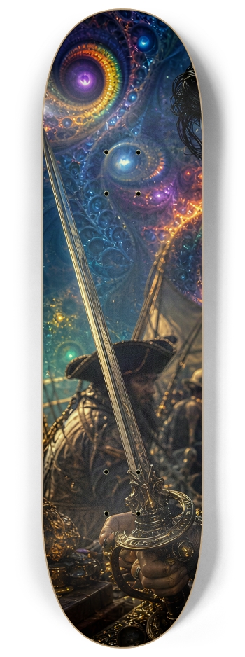 Psychedelic Gay Jet Black Fractal Pirate #13 #1