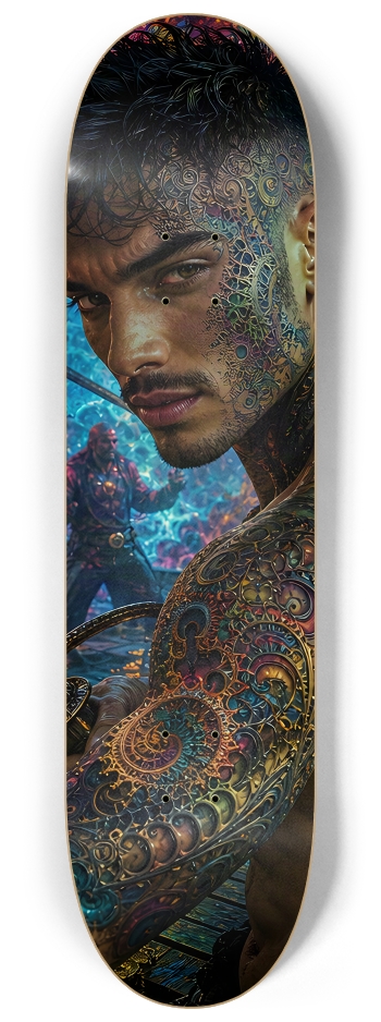 Psychedelic Gay Jet Black Fractal Pirate #9 #2